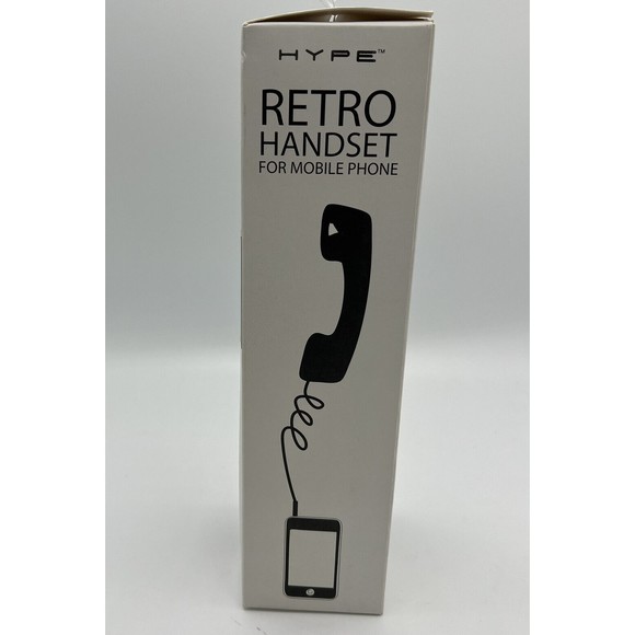 Hype Retro Handheld Handset for Mobile Phone‎ One Touch Answer HY 705 BLK Black - Picture 2 of 6